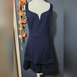 New B Darlin Fit & Flare Semi Formal Mini Dress Plus Size 20W